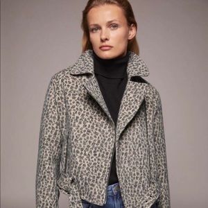 ZARA ANIMAL PRINT JACKET LEOPARD (MEDIUM)